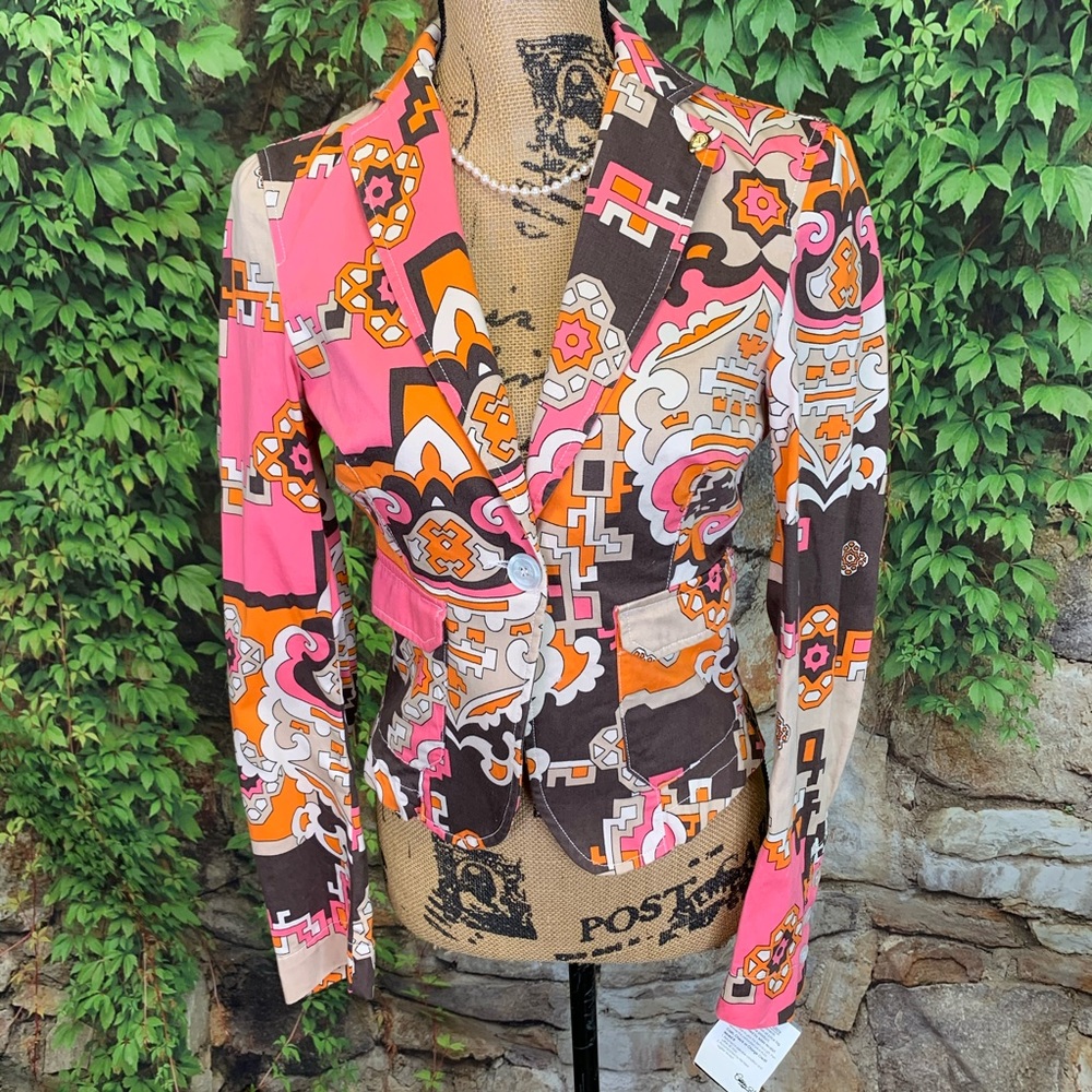 NWT RA*RE Patchwork Italian Sizing Rag Recycle Thulite Jacket, S - Picture 2 of 14